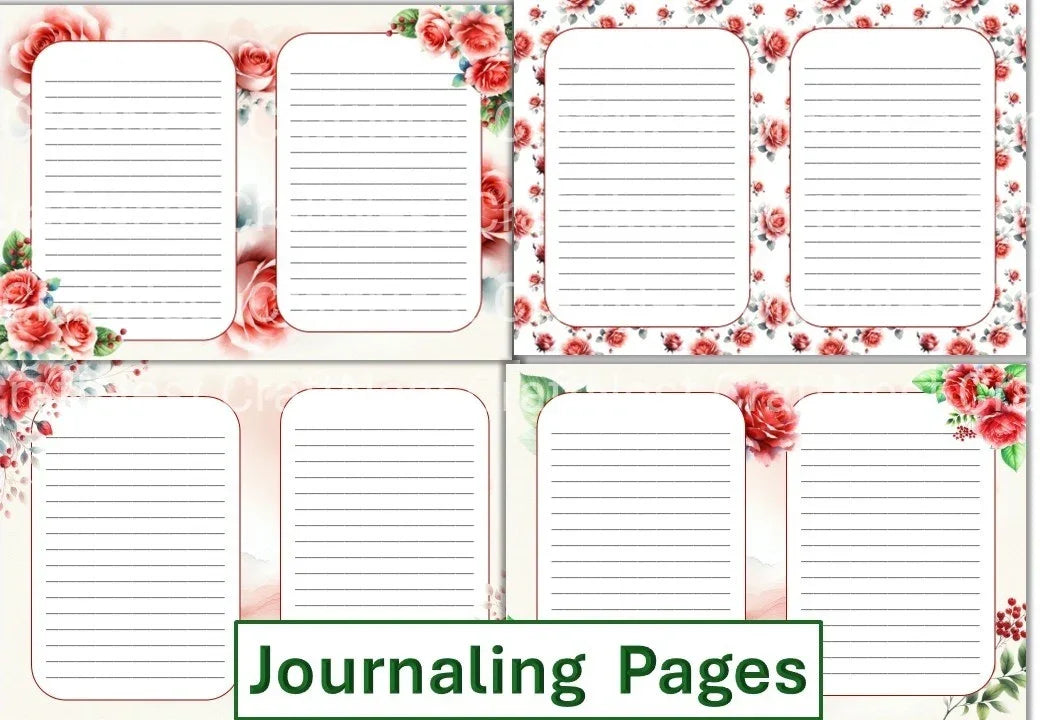 Valentine Junk Journal Clipart Bundle - CraftNest - Digital Crafting and Art