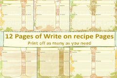 Farmhouse Recipe Clipart Bundle - CraftNest - Digital Crafting and Art