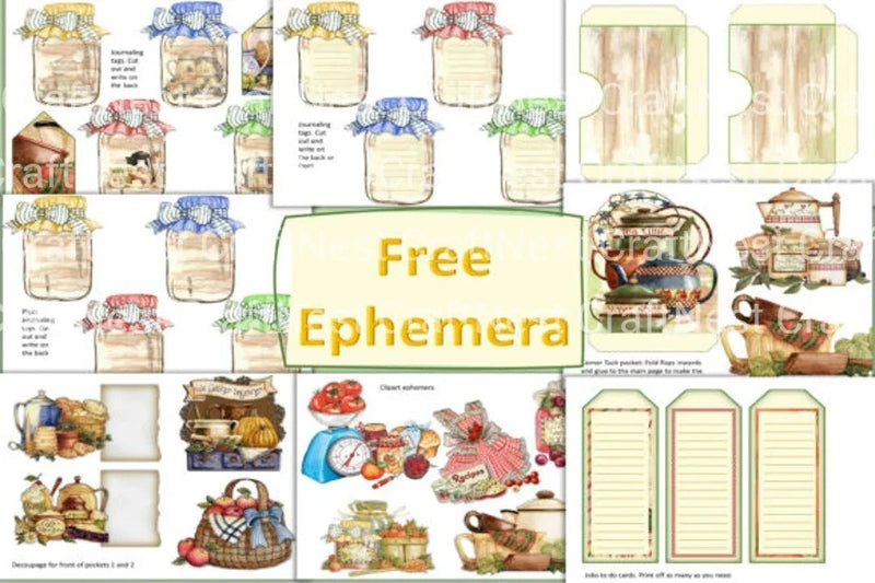 Farmhouse Recipe Clipart Bundle - CraftNest - Digital Crafting and Art