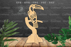 Toucan Bird Laser Cut Home Decor Clipart Bundle - CraftNest - Digital Crafting and Art