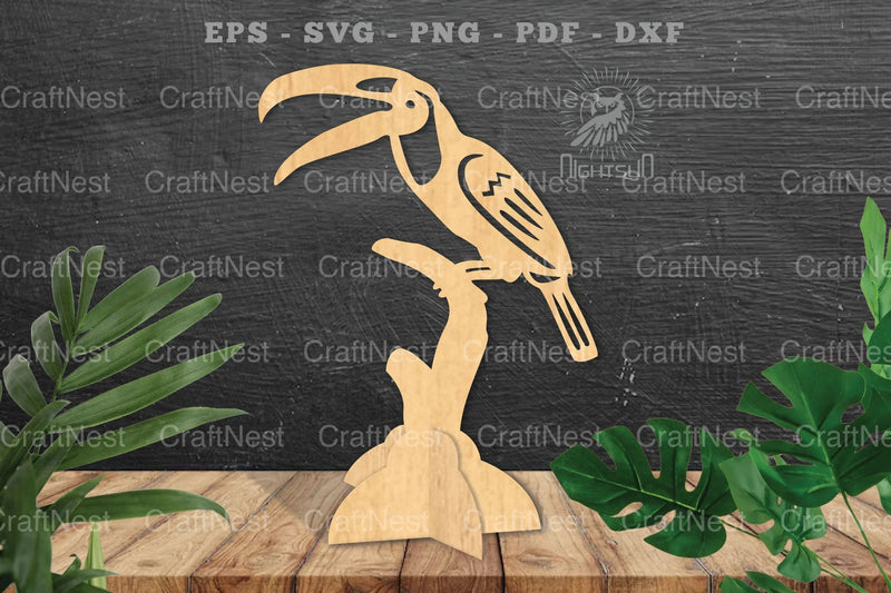 Toucan Bird Laser Cut Home Decor Clipart Bundle - CraftNest - Digital Crafting and Art