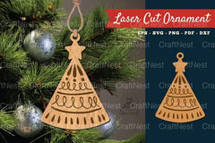 Tree Christmas Ornament SVG Bundle - CraftNest - Digital Crafting and Art