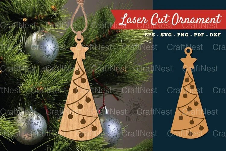 Christmas Tree Ornament SVG Bundle - CraftNest - Digital Crafting and Art
