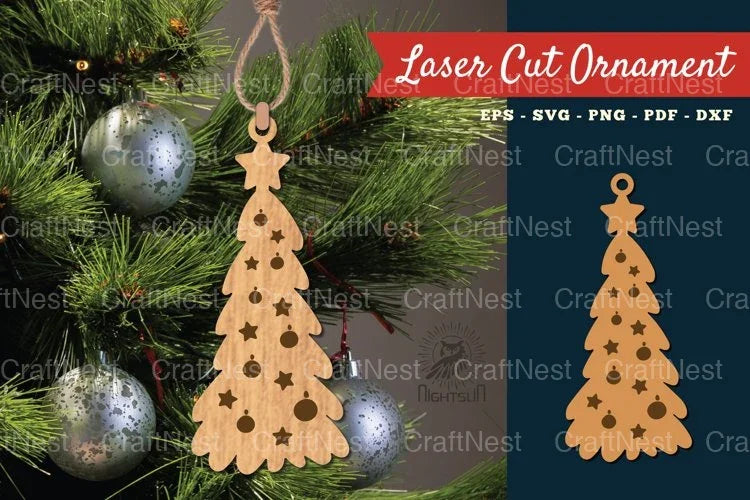 Christmas Tree Ornament SVG Bundle - CraftNest - Digital Crafting and Art