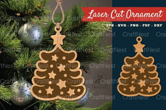Christmas Tree Ornament SVG Bundle - CraftNest - Digital Crafting and Art