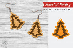Tree Laser Cut Earrings SVG Bundle - CraftNest - Digital Crafting and Art