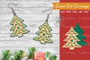 Tree Laser Cut Earrings SVG Bundle