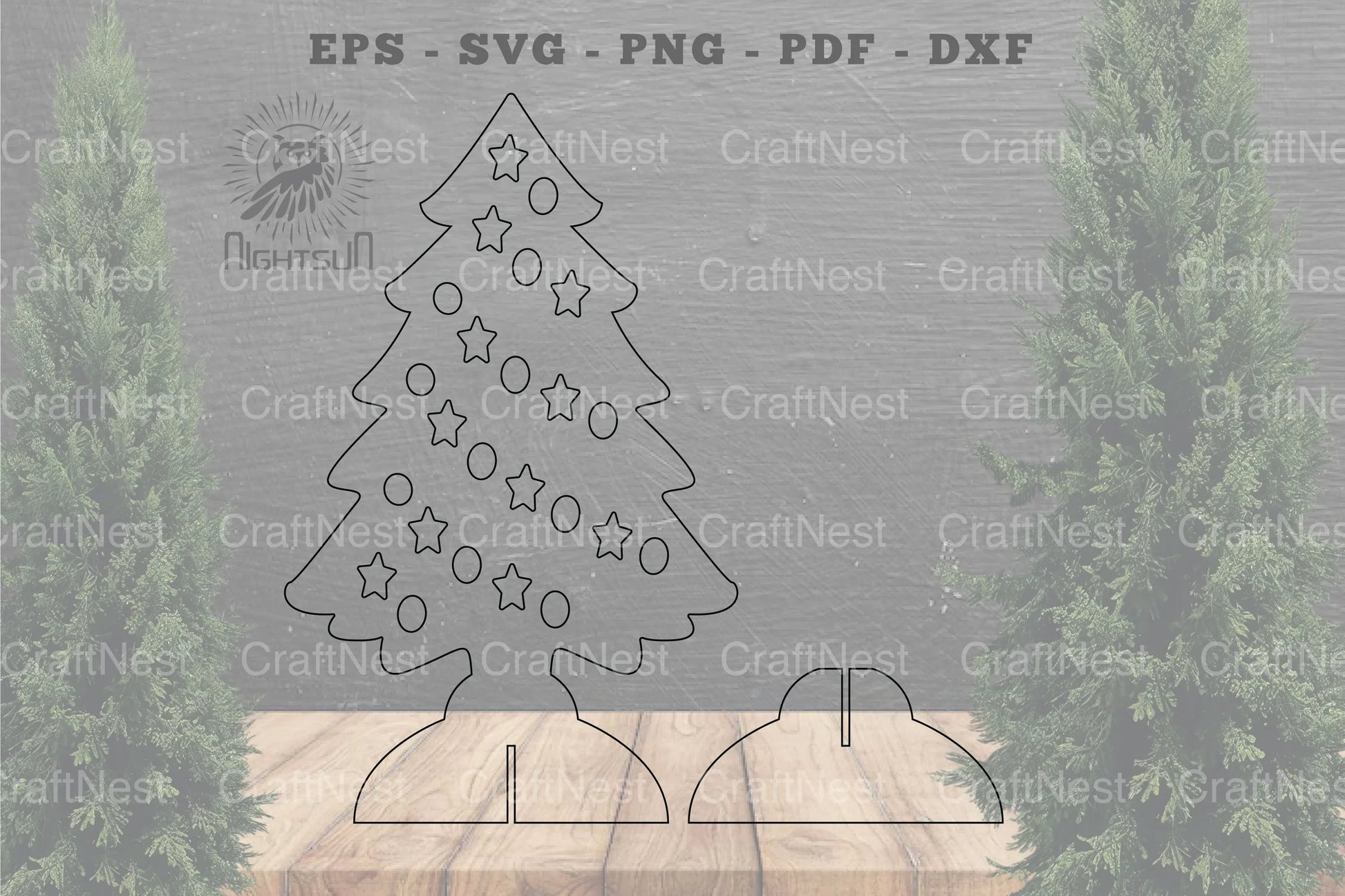 Tree Laser Cut Home Decor SVG Bundle - CraftNest - Digital Crafting and Art