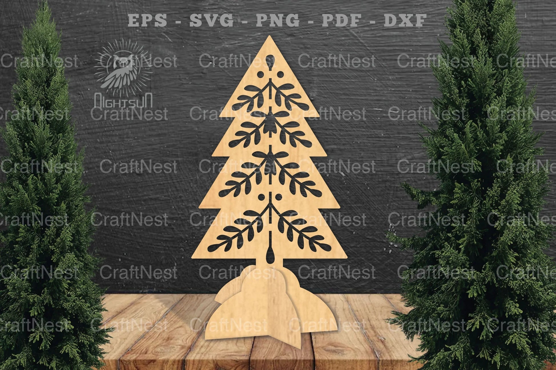 Tree Laser Cut Home Decor SVG Bundle - CraftNest - Digital Crafting and Art