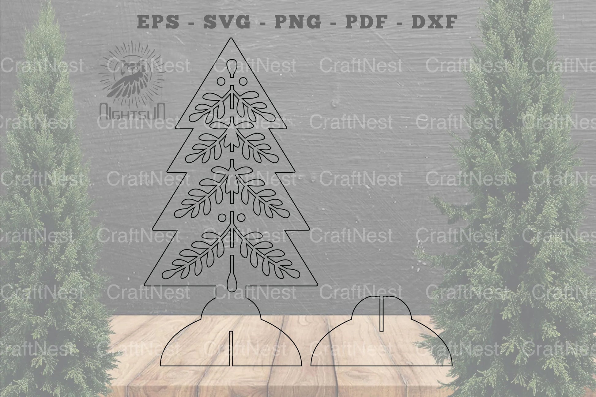 Tree Laser Cut Home Decor SVG Bundle - CraftNest - Digital Crafting and Art