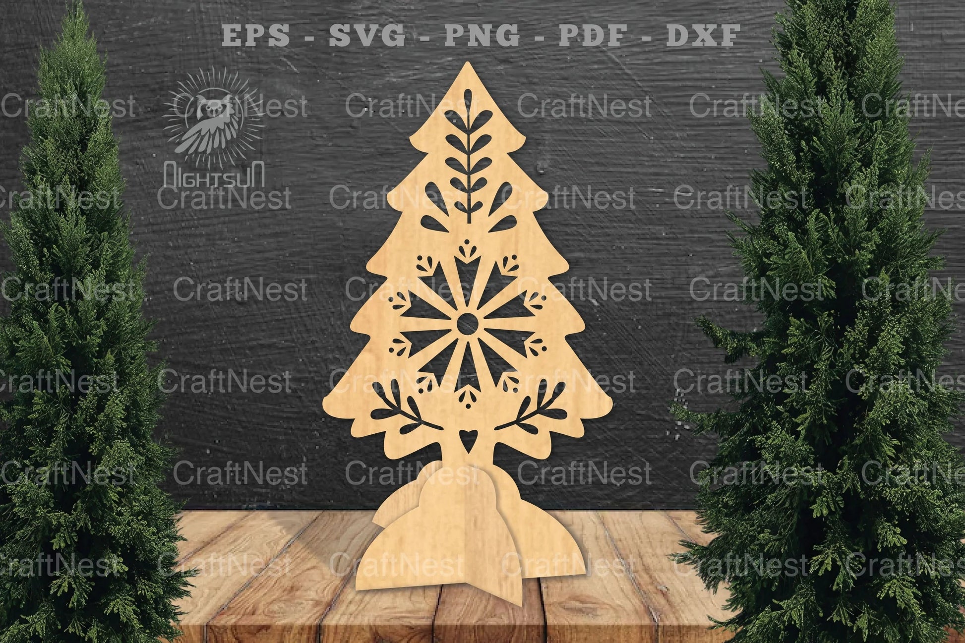 Tree Laser Cut Home Decor SVG Bundle - CraftNest - Digital Crafting and Art