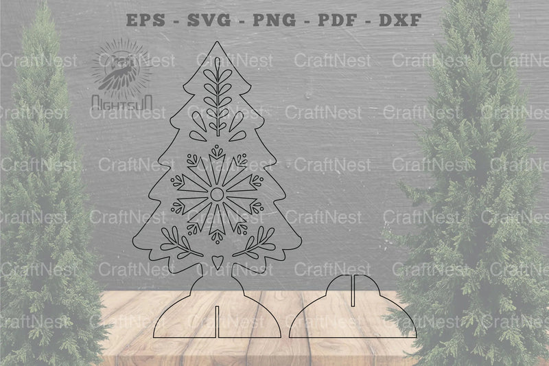 Tree Laser Cut Home Decor SVG Bundle - CraftNest - Digital Crafting and Art