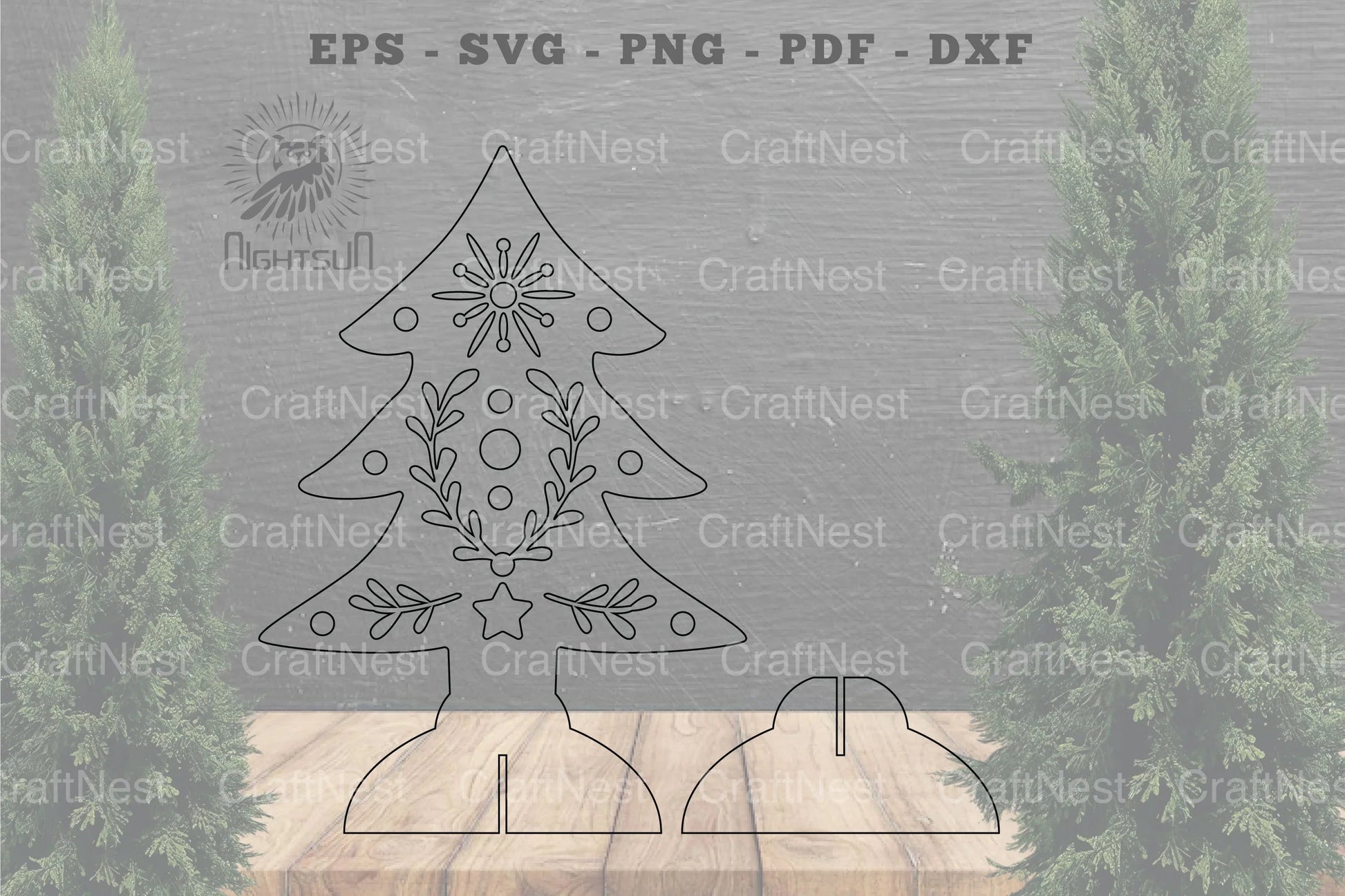 Tree Laser Cut Home Decor SVG Bundle - CraftNest - Digital Crafting and Art