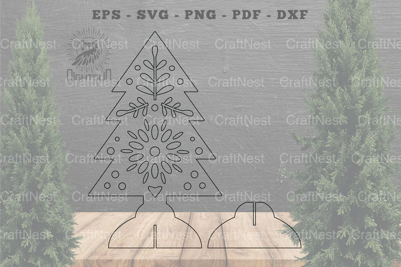 Tree Laser Cut Home Decor SVG Bundle - CraftNest - Digital Crafting and Art