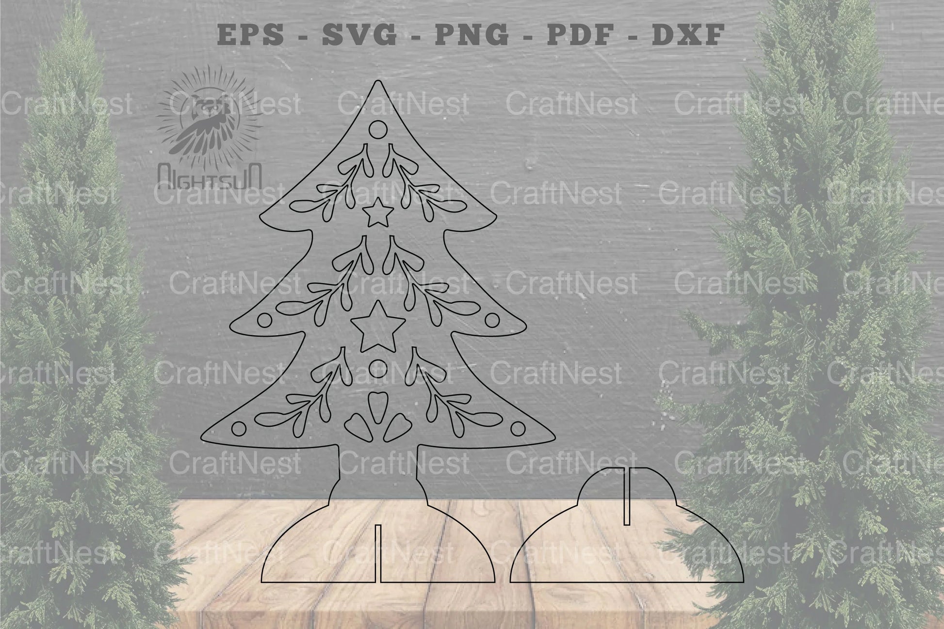 Tree Laser Cut Home Decor SVG Bundle - CraftNest - Digital Crafting and Art