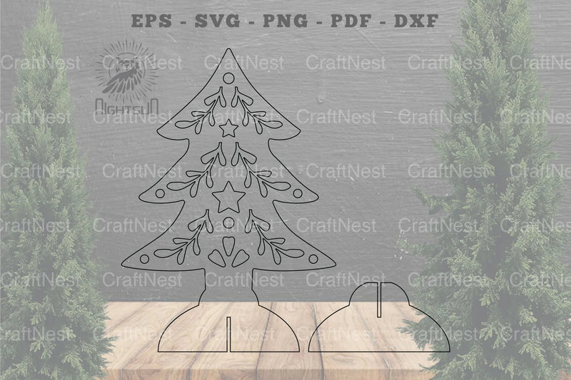 Tree Laser Cut Home Decor SVG Bundle - CraftNest - Digital Crafting and Art