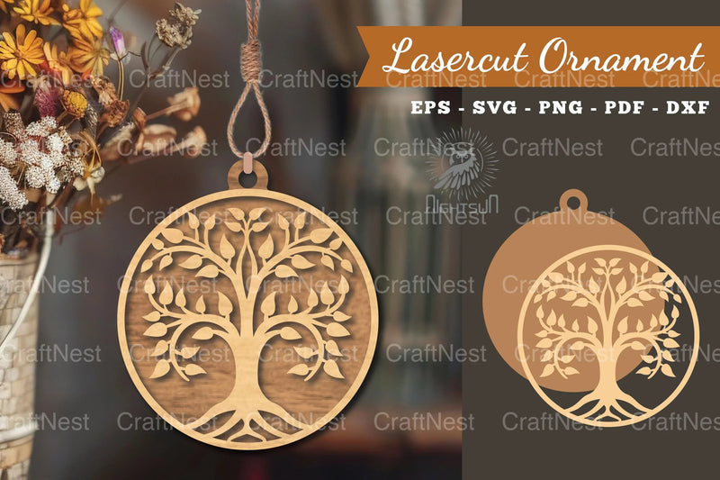 Tree of Life Laser Cut Ornament Clipart Bundle - CraftNest - Digital Crafting and Art