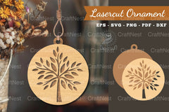 Tree Life Laser Cut Ornament Clipart Bundle - CraftNest - Digital Crafting and Art