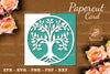 Tree of Life Papercut Card SVG Bundle