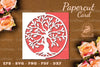 Tree of Life Papercut Card SVG Bundle