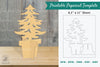 Tree Printable Cut Template Clipart Bundle