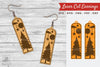 Tree and Star Laser Cut Earrings SVG Bundle