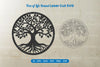 Tree of Life Round Laser Cut SVG Bundle