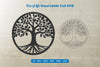 Tree of Life Round Laser Cut SVG Bundle