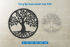 Tree of Life Round Laser Cut SVG Bundle