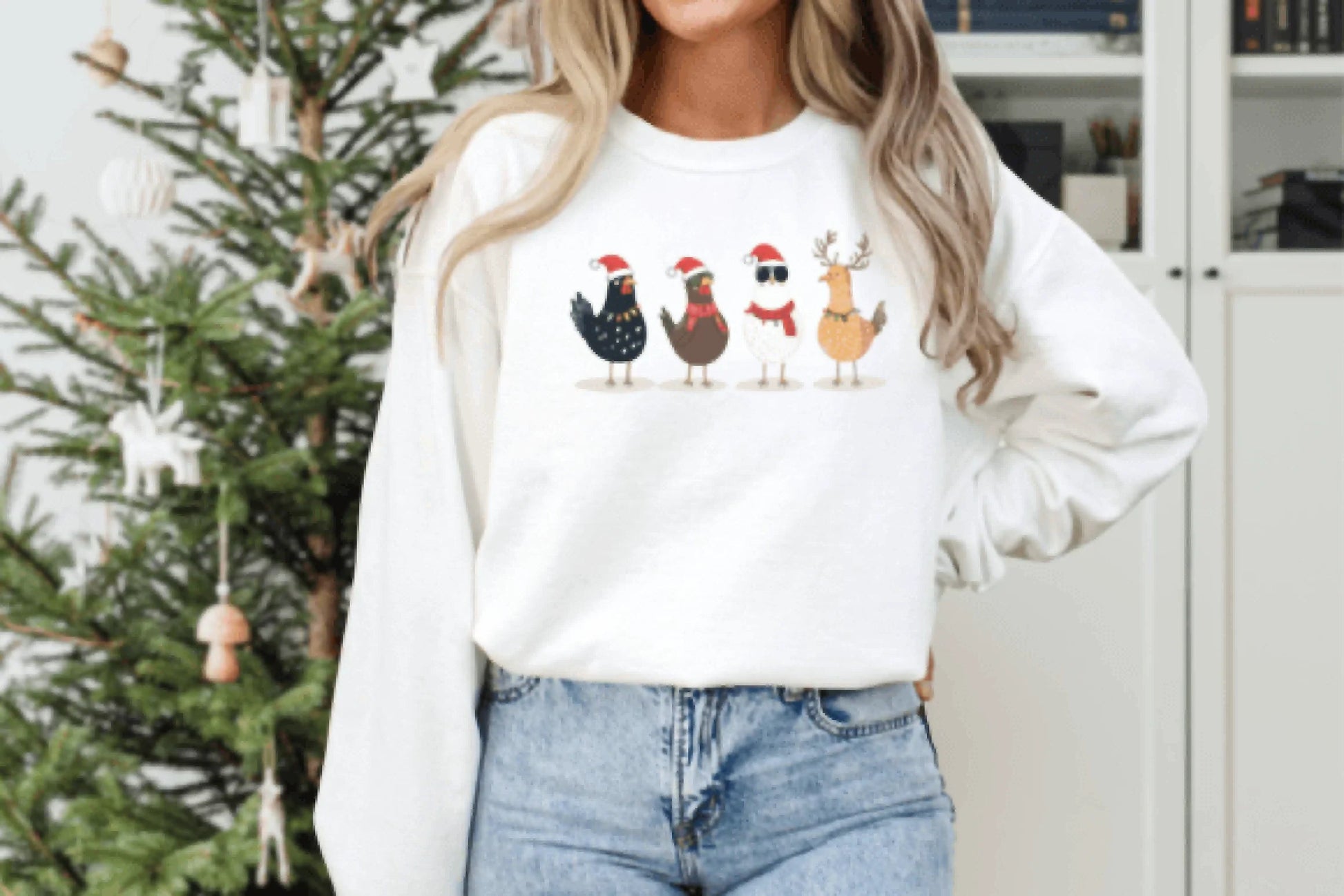 Festive Christmas Chicken Clipart Bundle - CraftNest - Digital Crafting and Art