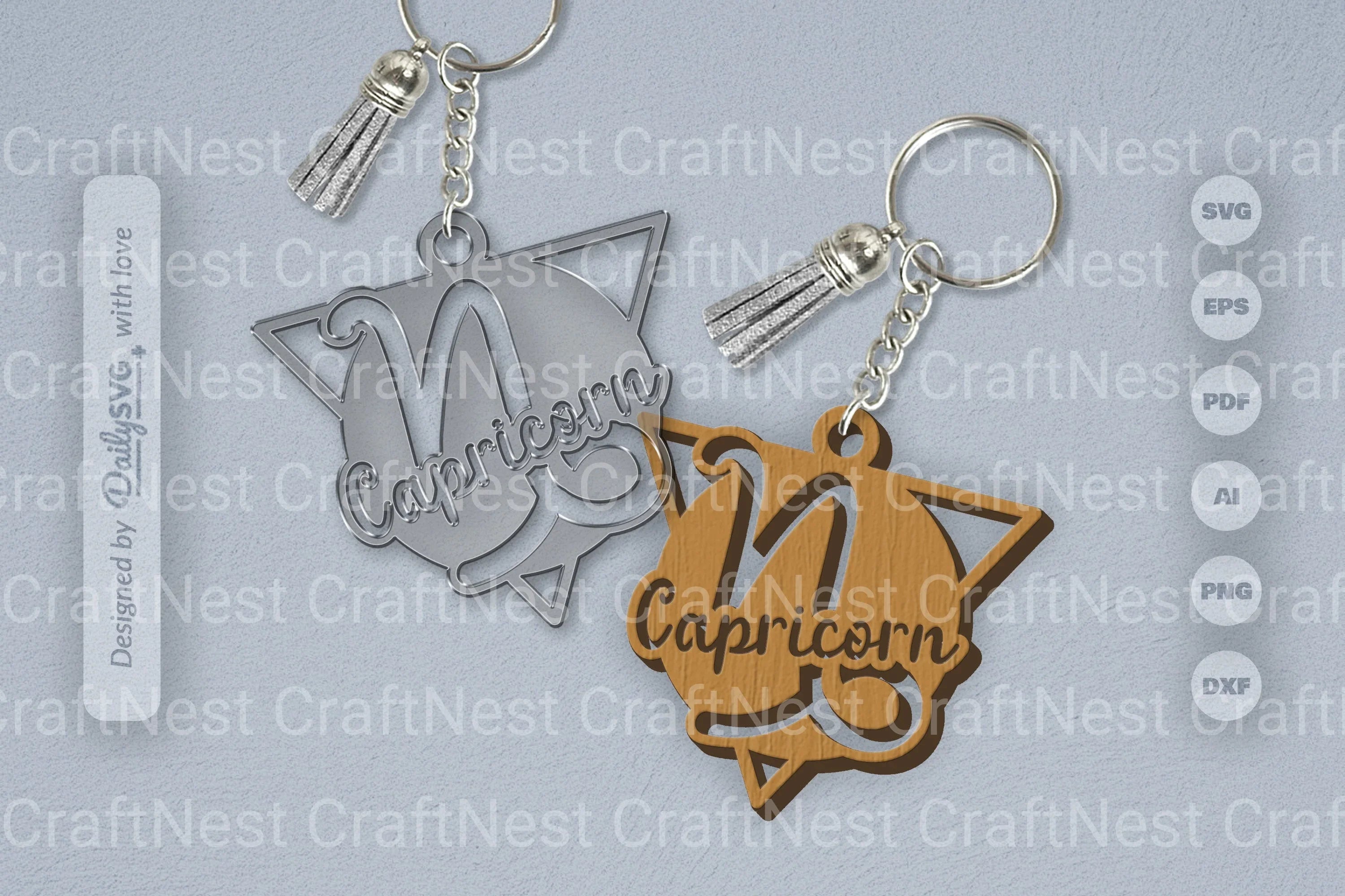 Capricorn Zodiac Triangle SVG Bundle