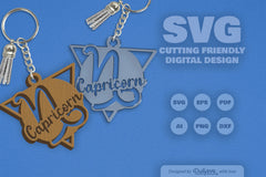 Capricorn Zodiac Triangle SVG Bundle - CraftNest - Digital Crafting and Art