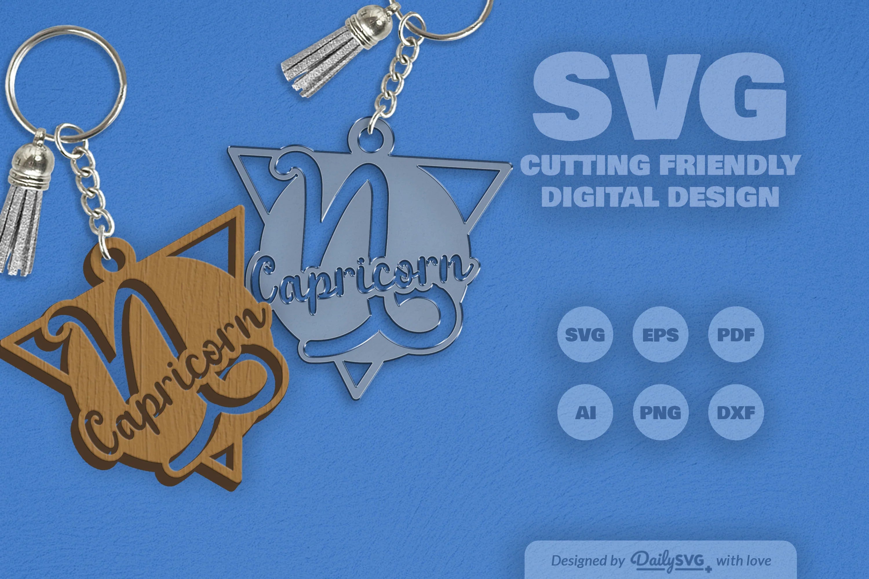 Capricorn Zodiac Triangle SVG Bundle - CraftNest - Digital Crafting and Art
