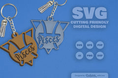 SVG Triangle Zodiac Pisces SVG Bundle - CraftNest - Digital Crafting and Art
