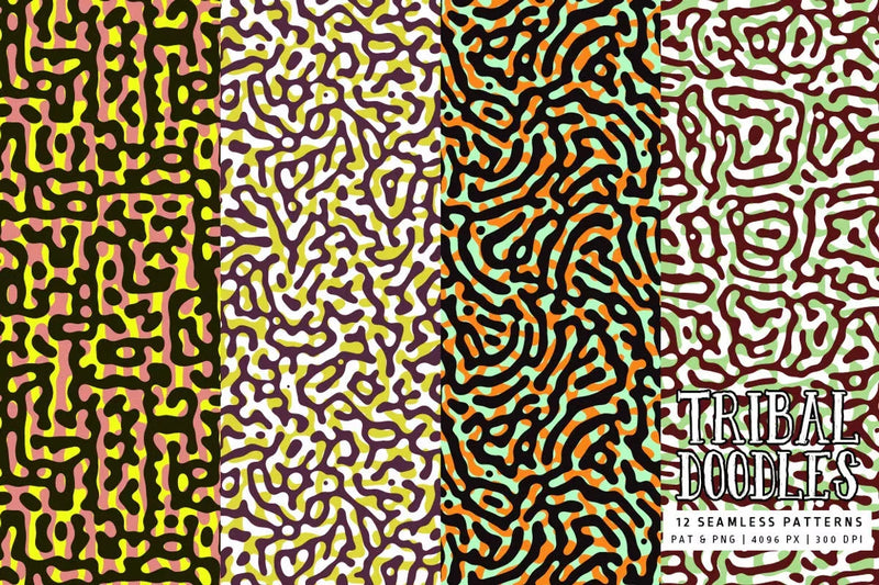 Tribal Doodles - Exotic & Ethnic - CraftNest - Digital Crafting and Art