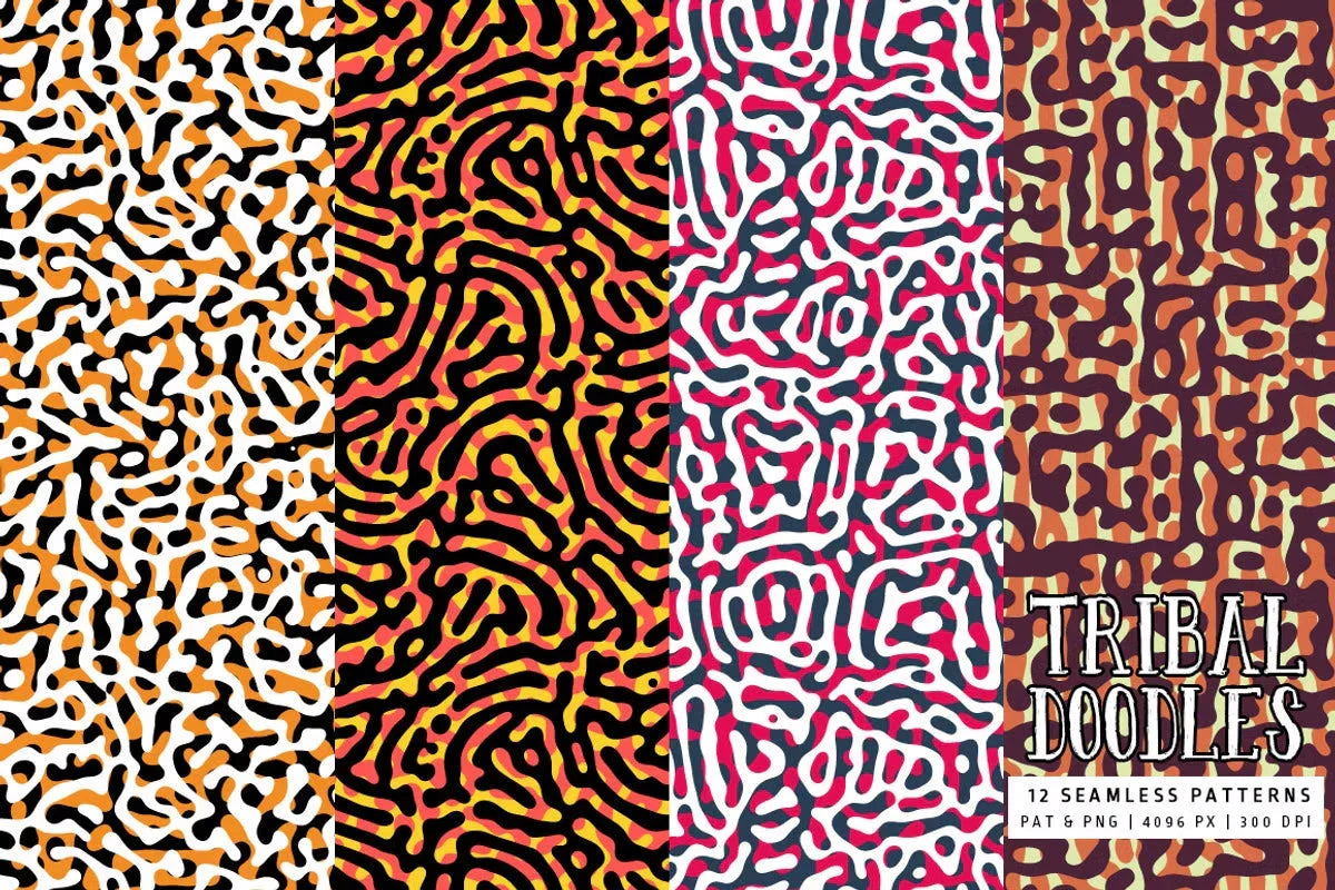 Tribal Doodles - Exotic & Ethnic - CraftNest - Digital Crafting and Art