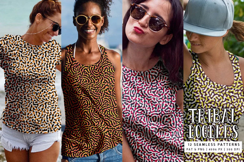 Tribal Doodles - Exotic & Ethnic - CraftNest - Digital Crafting and Art