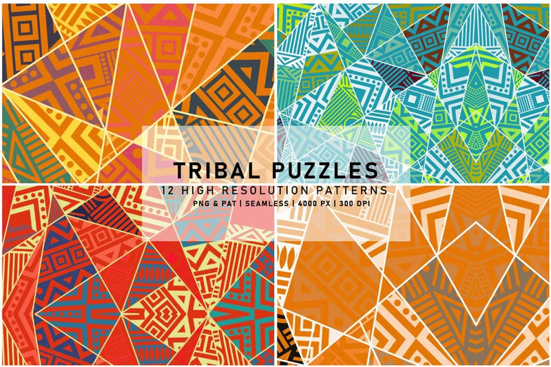 Tribal Puzzles - Exotic & Ethnic - CraftNest - Digital Crafting and Art