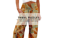 Tribal Puzzles - Exotic & Ethnic - CraftNest - Digital Crafting and Art