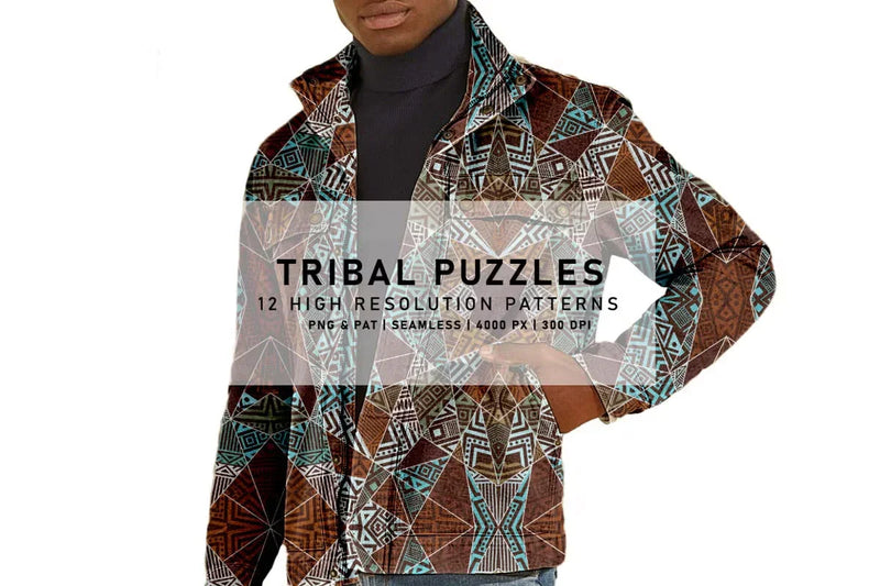 Tribal Puzzles - Exotic & Ethnic - CraftNest - Digital Crafting and Art