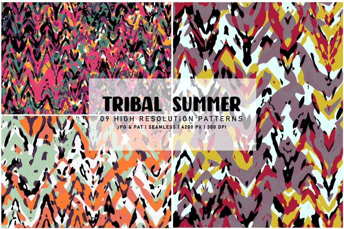Tribal Summer - Exotic & Ethnic - CraftNest - Digital Crafting and Art