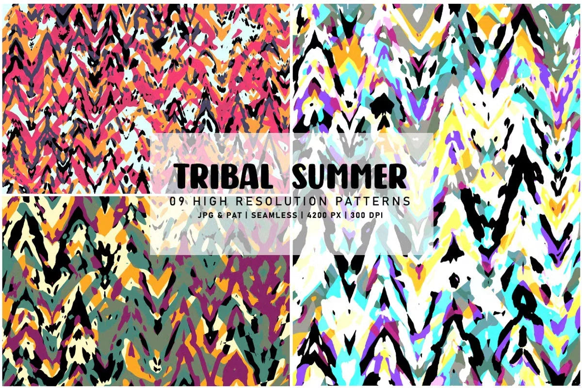 Tribal Summer - Exotic & Ethnic - CraftNest - Digital Crafting and Art