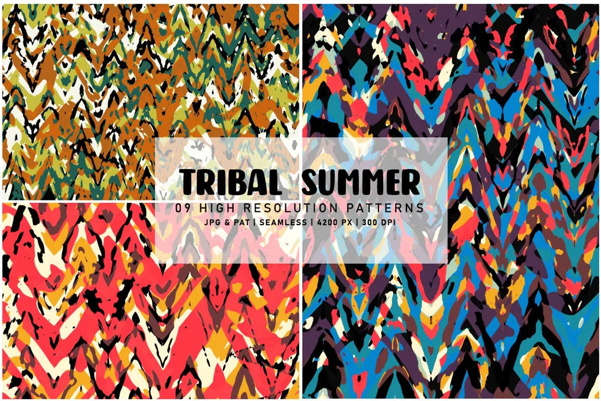Tribal Summer - Exotic & Ethnic - CraftNest - Digital Crafting and Art