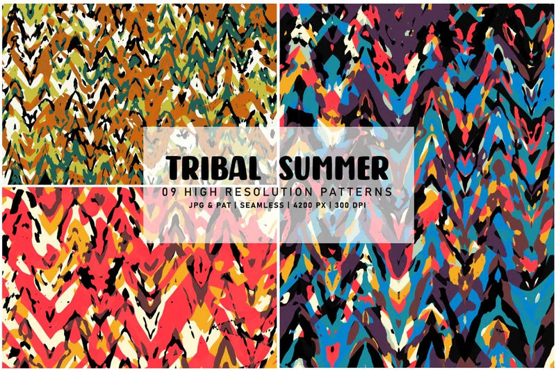 Tribal Summer - Exotic & Ethnic - CraftNest - Digital Crafting and Art
