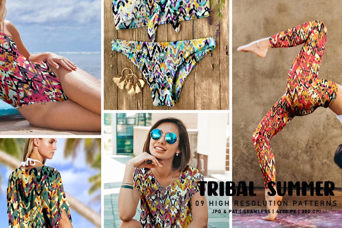 Tribal Summer - Exotic & Ethnic - CraftNest - Digital Crafting and Art