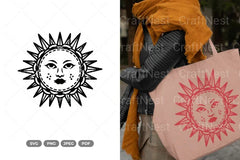 Tribal Sun Clipart Bundle - CraftNest - Digital Crafting and Art