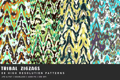 Tribal Zigzags - Exotic & Ethnic - CraftNest - Digital Crafting and Art