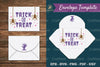 Trick Or Treat Envelope Template SVG Bundle