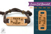 Trick or Treat Laser Cut Bracelet SVG Design Bundle