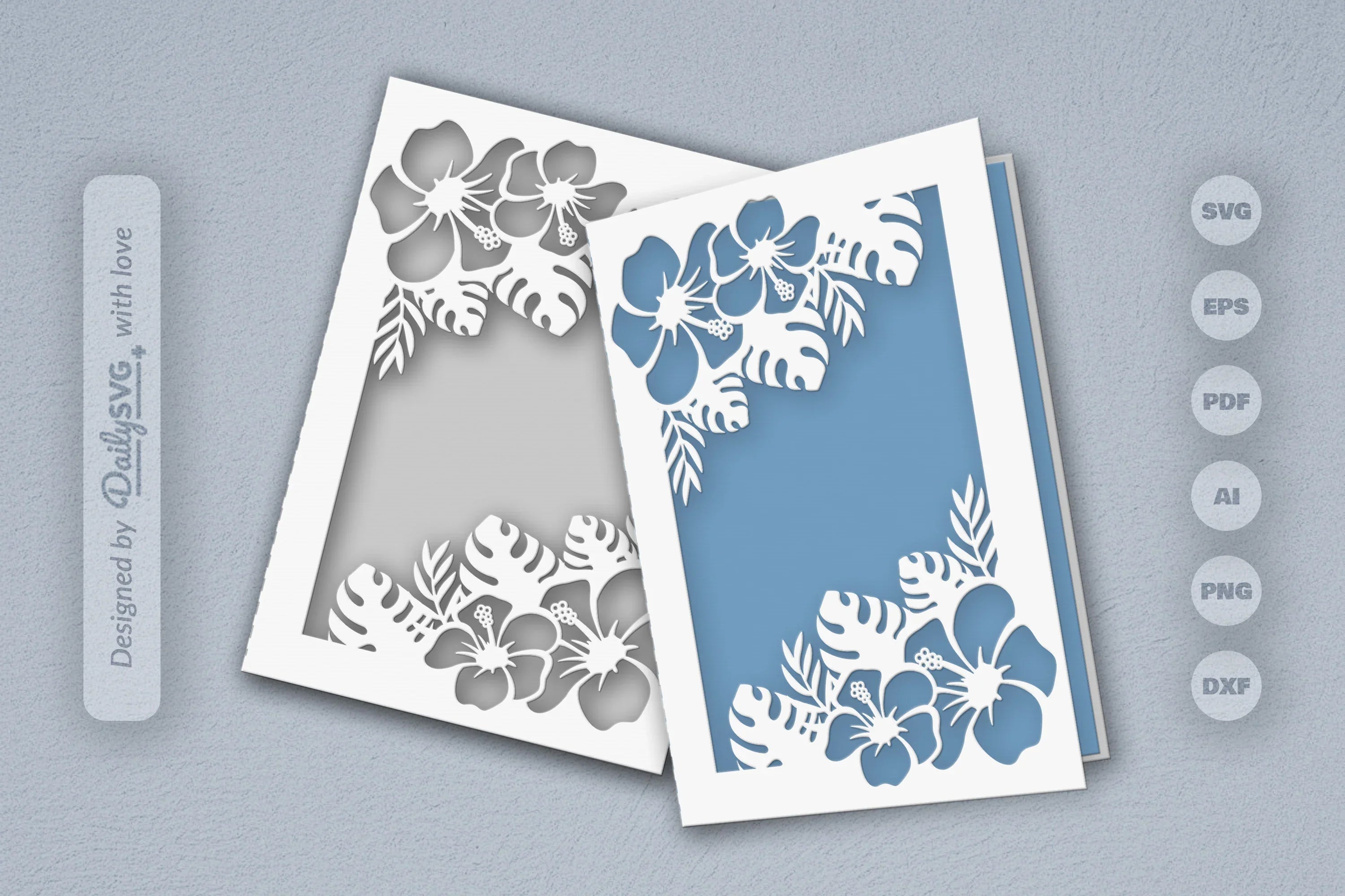 Tropical Floral SVG Bundle for Creative Designs 1 - CraftNest - Digital Crafting and Art